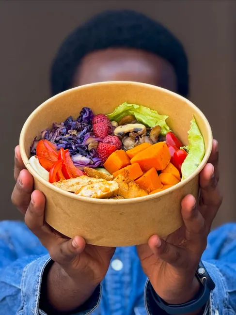 Colourful food. Happy moments.