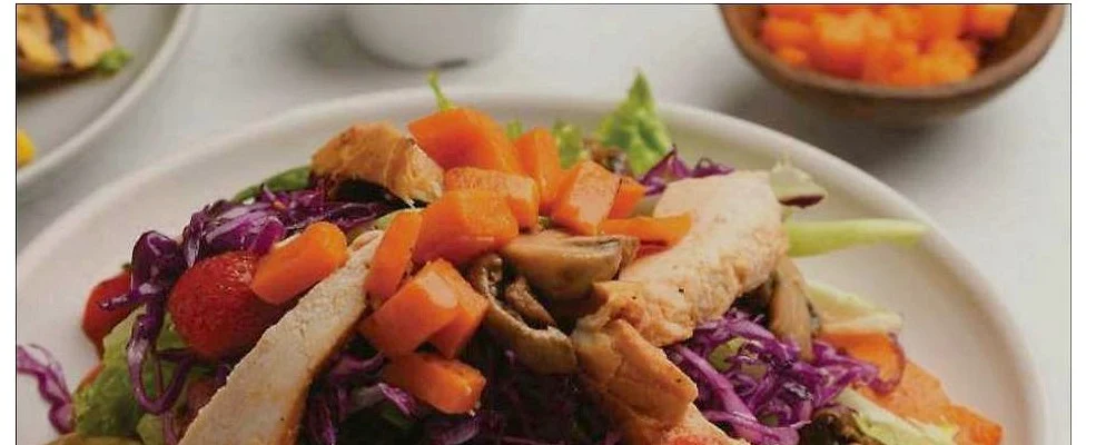 A colourful JooSmoo salad