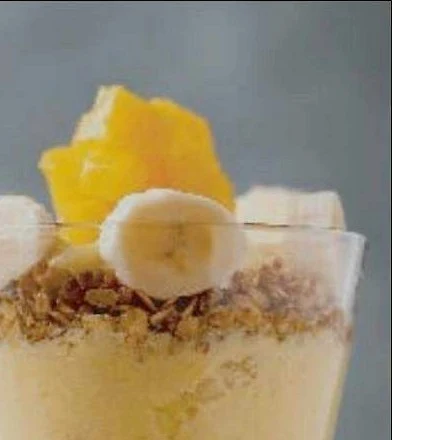 A layered JooSmoo pudding